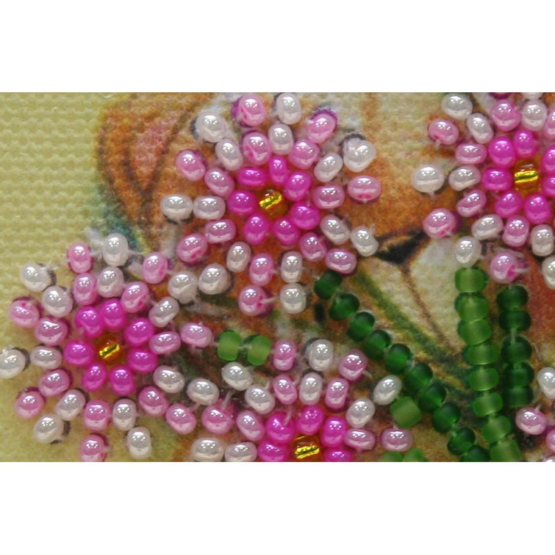 Bead Embroidery Magnet Kit "Bouquet for you"
