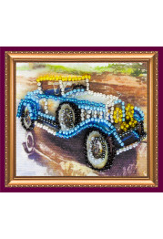Bead Embroidery Magnet Kit "Retro Car – 2"