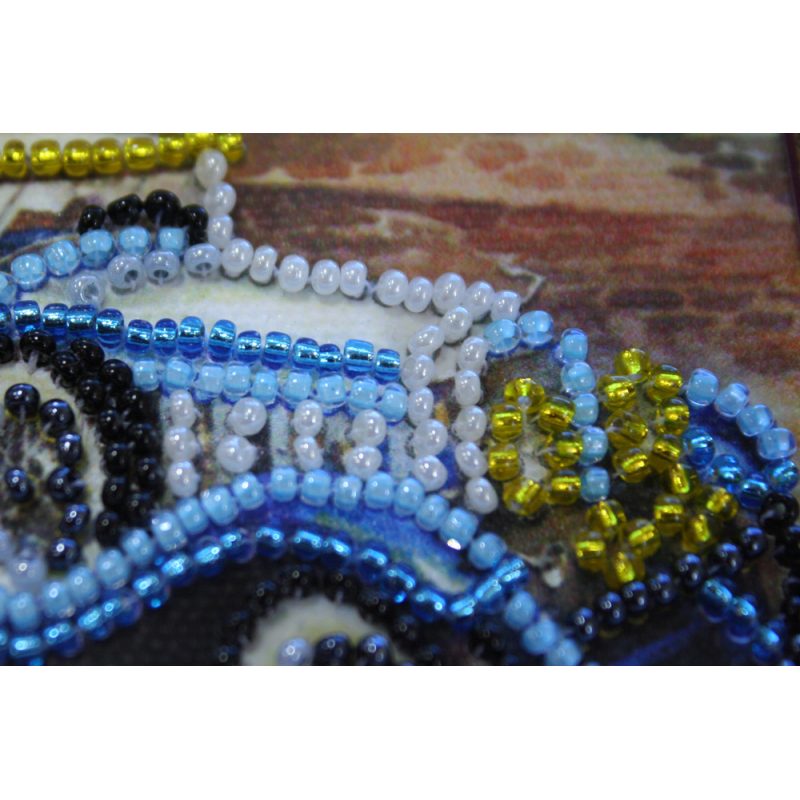 Bead Embroidery Magnet Kit "Retro Car – 2"
