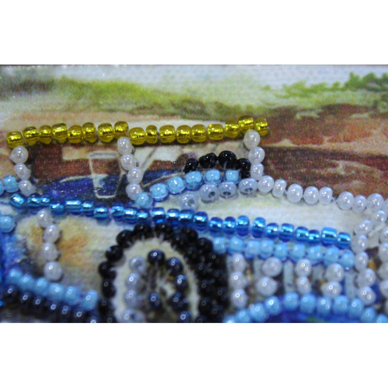 Bead Embroidery Magnet Kit "Retro Car – 2"