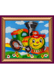 Bead Embroidery Magnet Kit "Train"