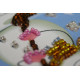 Bead Embroidery Magnet Kit "Snowman – 1"