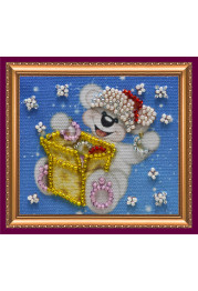 Bead Embroidery Magnet Kit "Gifts – 1"