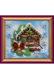 Bead Embroidery Magnet Kit "Happy New Year – 2"