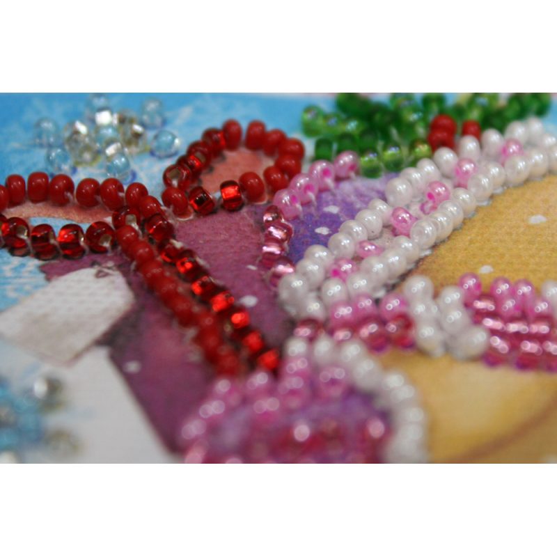 Bead Embroidery Magnet Kit "Happy New Year – 3"