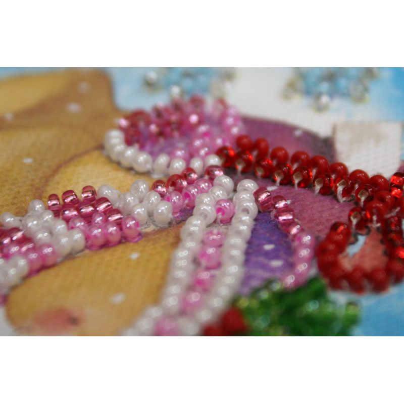 Bead Embroidery Magnet Kit "Happy New Year – 3"