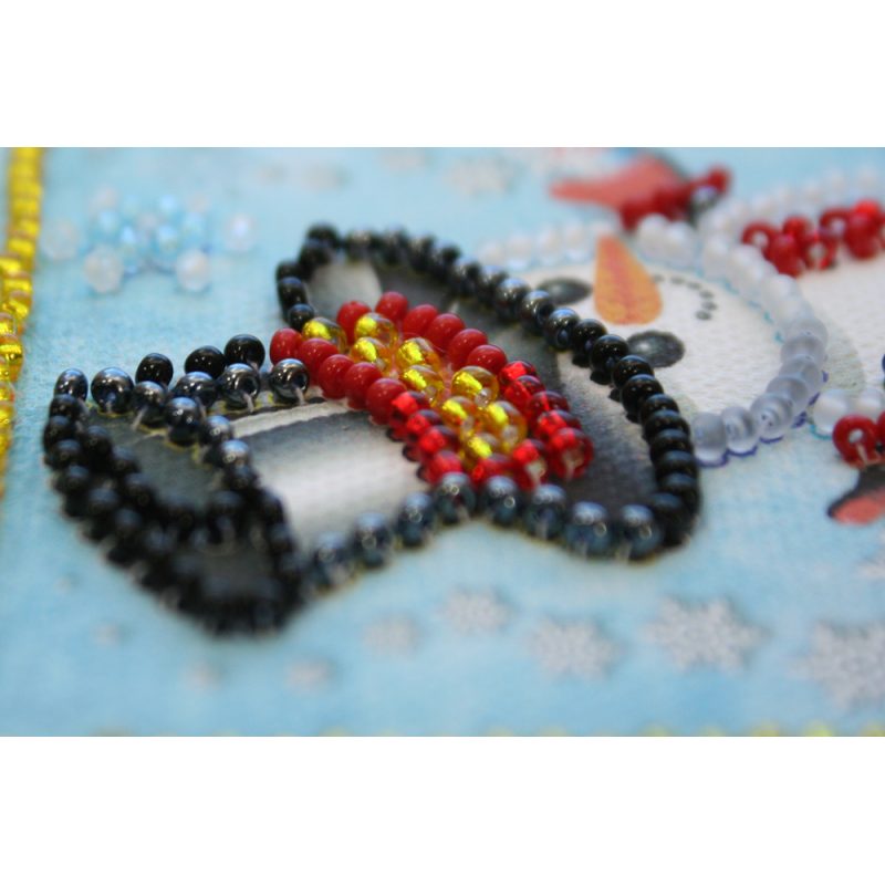Bead Embroidery Magnet Kit "Happy New Year – 5"