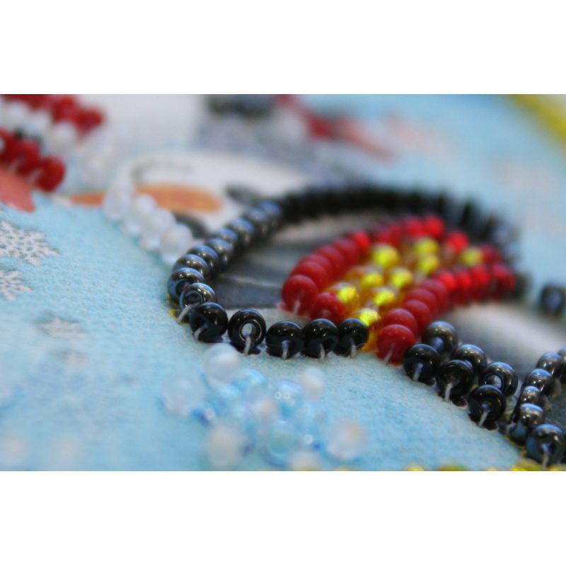Bead Embroidery Magnet Kit "Happy New Year – 5"