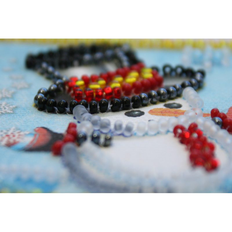 Bead Embroidery Magnet Kit "Happy New Year – 5"