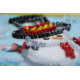 Bead Embroidery Magnet Kit "Happy New Year – 5"