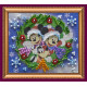 Bead Embroidery Magnet Kit "Happy New Year – 6"