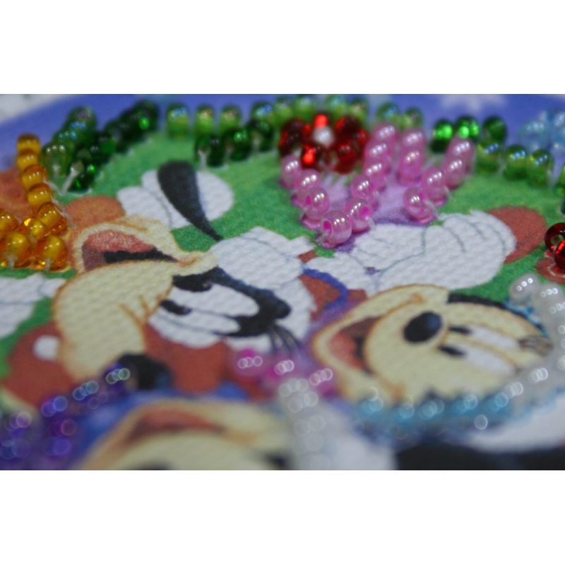 Bead Embroidery Magnet Kit "Happy New Year – 6"