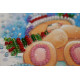 Bead Embroidery Magnet Kit "Happy New Year – 8"
