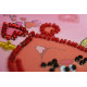 Bead Embroidery Magnet Kit "Happy Valentine's Day – 2"