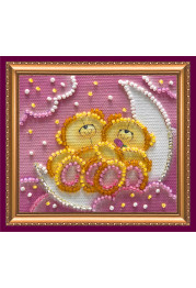 Bead Embroidery Magnet Kit "Couple in love – 1"
