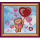 Bead Embroidery Magnet Kit "Air kiss"