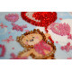 Bead Embroidery Magnet Kit "Air kiss"