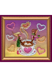 Bead Embroidery Magnet Kit "Scent of love"