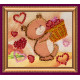 Bead Embroidery Magnet Kit "A basket of happiness"