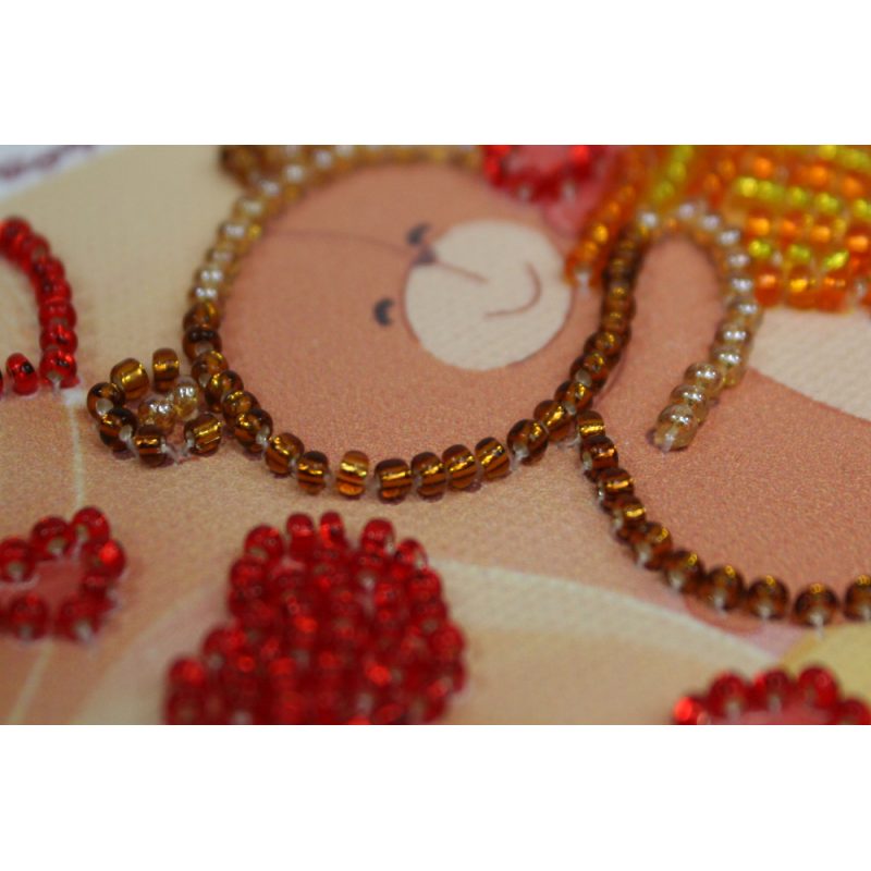 Bead Embroidery Magnet Kit "A basket of happiness"