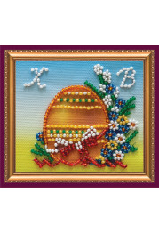Bead Embroidery Magnet Kit "Easter still-life – 2"