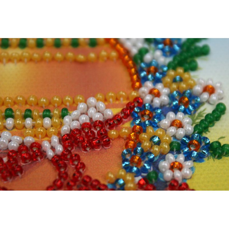 Bead Embroidery Magnet Kit "Easter still-life – 2"
