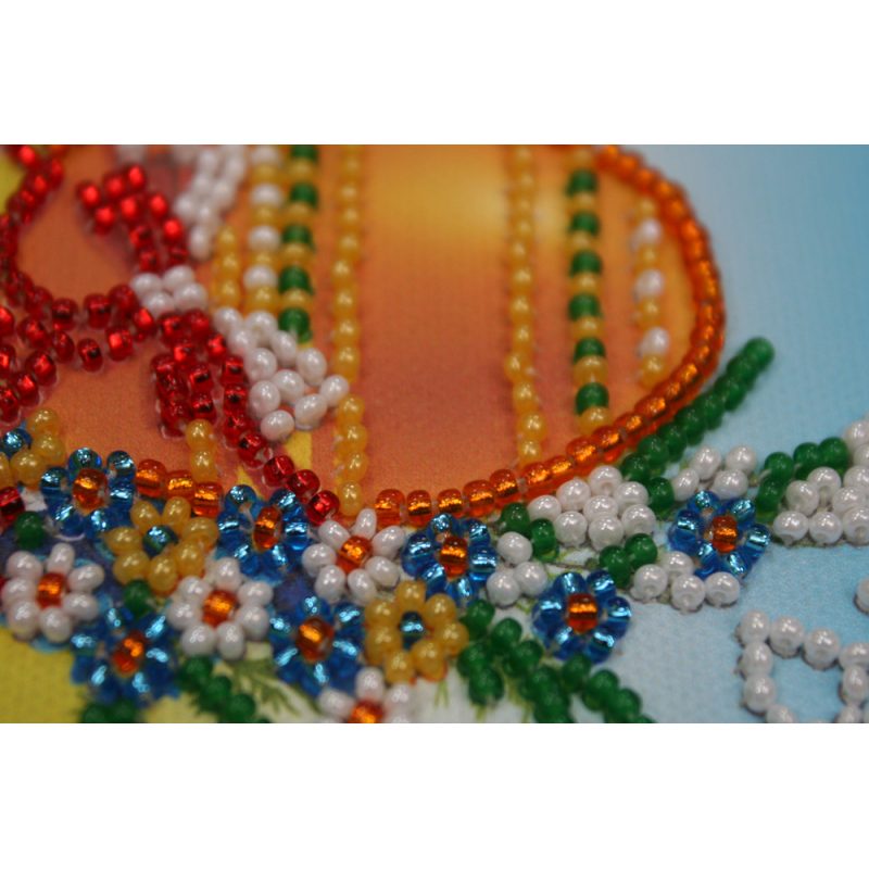 Bead Embroidery Magnet Kit "Easter still-life – 2"