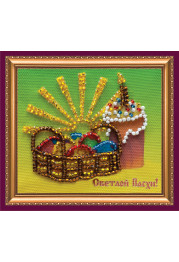 Bead Embroidery Magnet Kit "Easter still-life – 4"