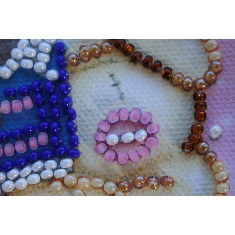 Bead Embroidery Magnet Kit "Chocolate bar"