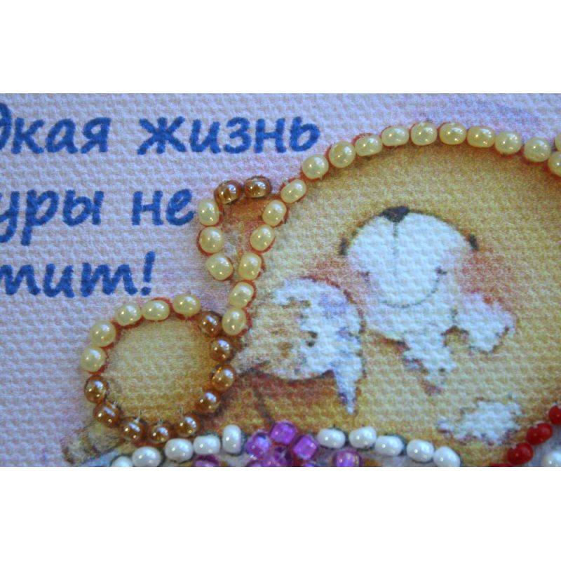 Bead Embroidery Magnet Kit "Dolce vita"