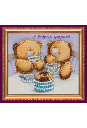 Bead Embroidery Magnet Kit "Good Morning"
