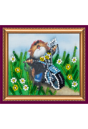 Bead Embroidery Magnet Kit "Biker"