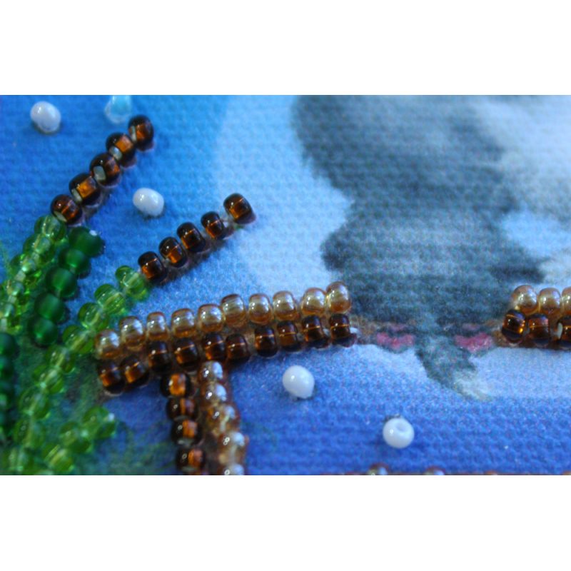 Bead Embroidery Magnet Kit "Moon cats"