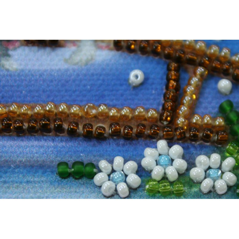 Bead Embroidery Magnet Kit "Moon cats"
