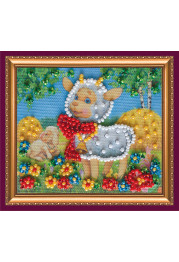 Bead Embroidery Magnet Kit "Fawns"