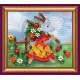 Bead Embroidery Magnet Kit "Hay-harvest"