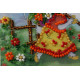 Bead Embroidery Magnet Kit "Hay-harvest"