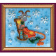 Bead Embroidery Magnet Kit "Goat crocheter"