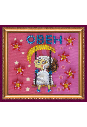 Bead Embroidery Magnet Kit "Aries"