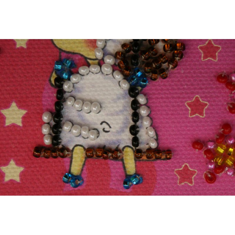 Bead Embroidery Magnet Kit "Aries"