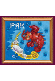 Bead Embroidery Magnet Kit "Cancer"