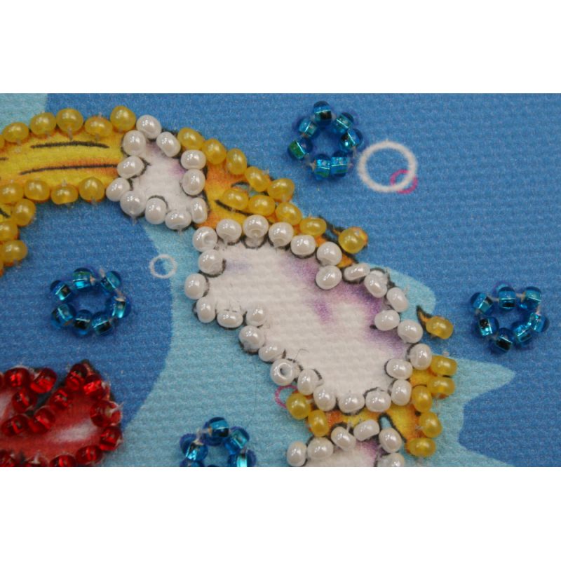 Bead Embroidery Magnet Kit "Cancer"