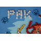Bead Embroidery Magnet Kit "Cancer"