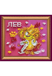 Bead Embroidery Magnet Kit "Leo"