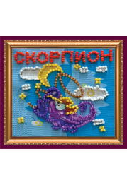 Bead Embroidery Magnet Kit "Scorpio"