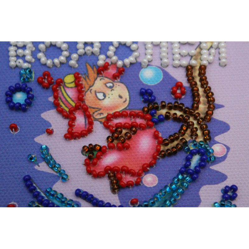 Bead Embroidery Magnet Kit "Aquarius"