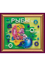 Bead Embroidery Magnet Kit "Pisces"