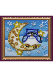 Bead Embroidery Magnet Kit "Owl – 2"