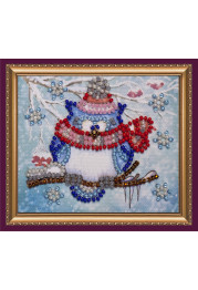 Bead Embroidery Magnet Kit "Owl – 5"