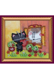 Bead Embroidery Magnet Kit "Gift for her"